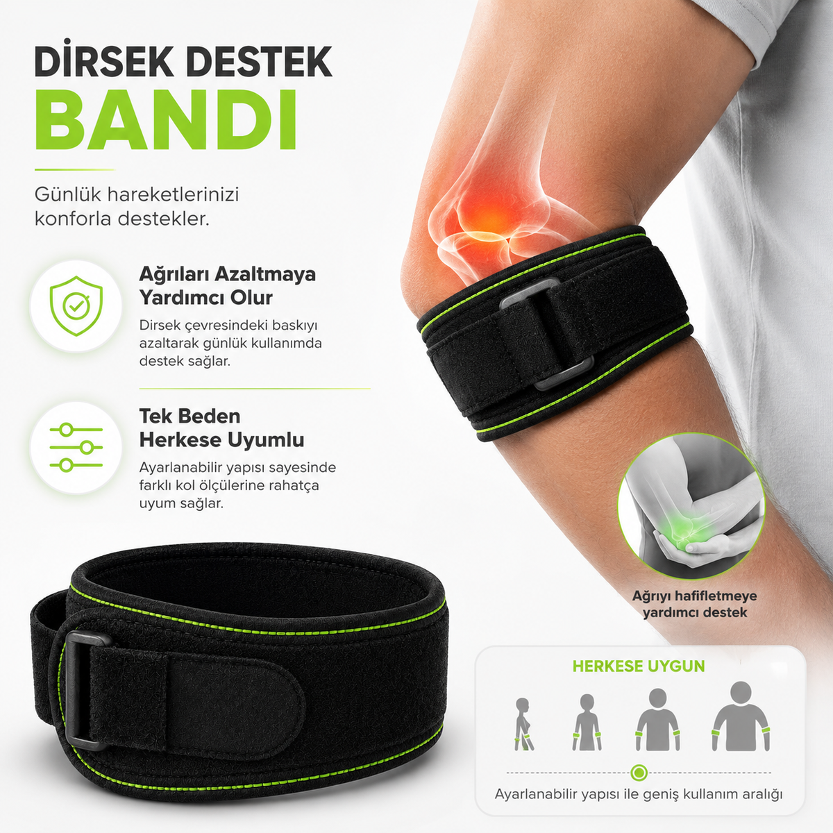 Sporcu Dirsek Bandajı