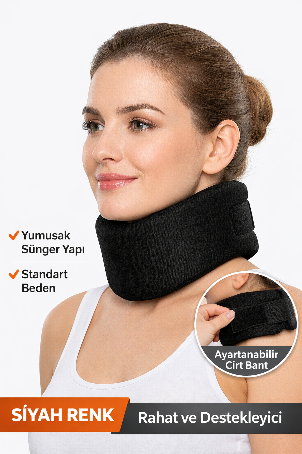 Sünger Boyunluk Çene Ayarlı