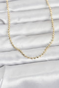 14K Gold Renk Top Zincirli Model 60 Kadın Kolye