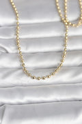 14K Gold Renk Top Zincirli Model 60 Kadın Kolye