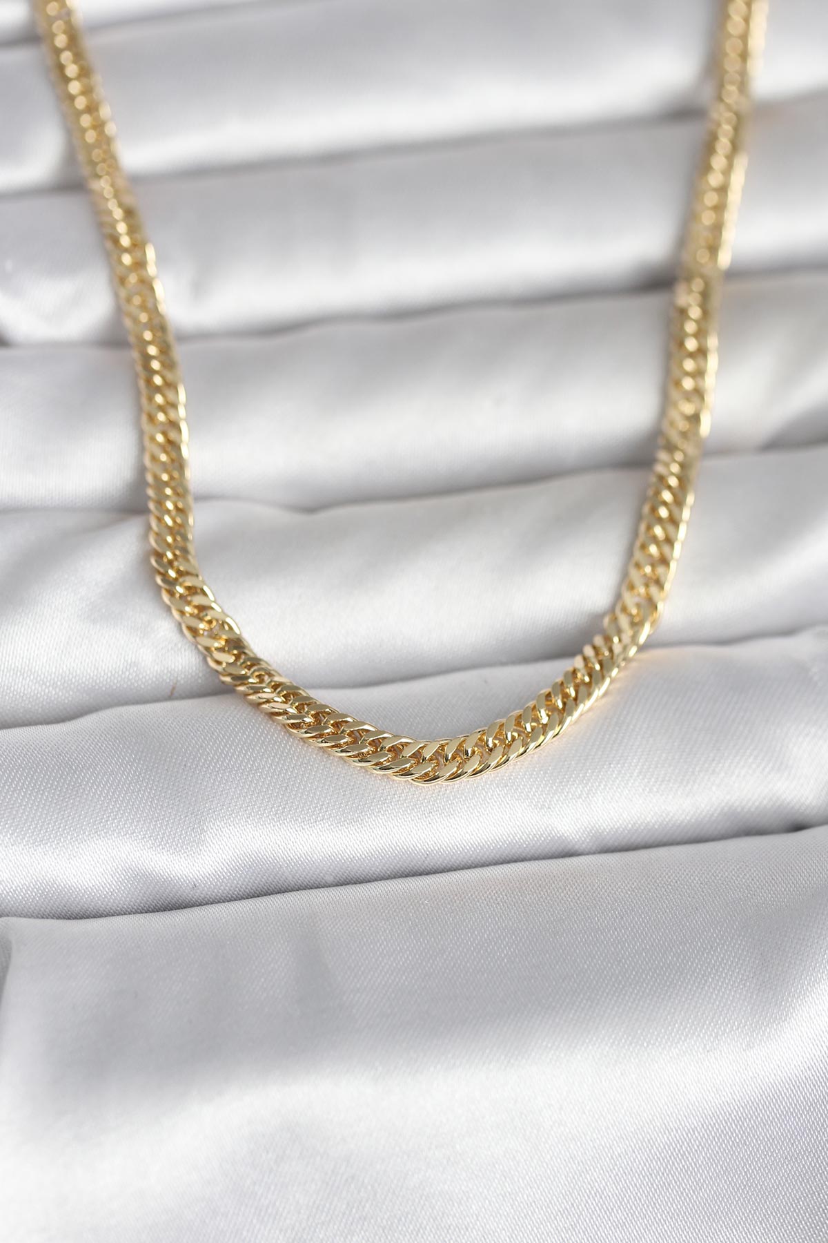 14K Gold Renk Zincir Model 45 Kadın Kolye