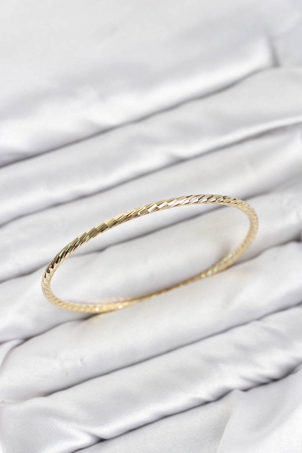 Gold Renk Lazer Kesim Model 65 mm Bilezik