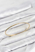 Gold Renk Lazer Kesim Model 65 mm Bilezik