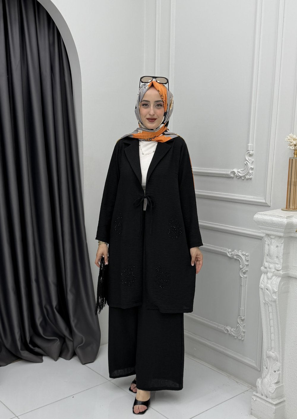 Açelya Takım Siyah