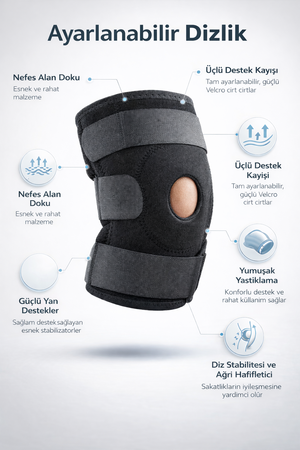 Patella ve Ligament Destekli Dizlik