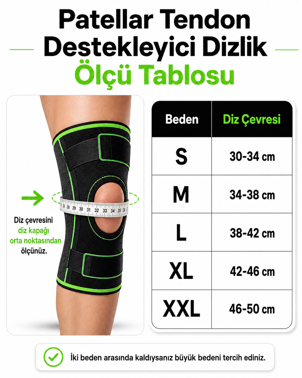 Patellar Tendon Destekleyici Dizlik Açık Patella Sporcu Dizliği Ayarlanabilir Diz Bandajı