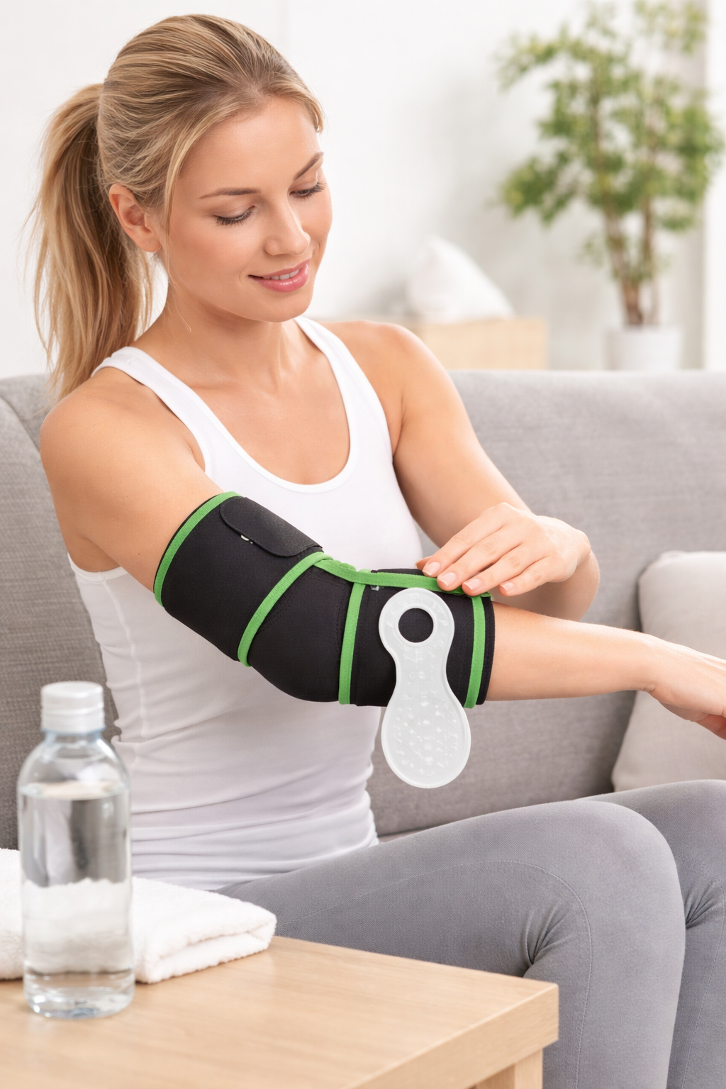 Silikon Destekli Dirseklik Ayarlanabilir Spor Dirsek Destek Bandı Tenisçi Dirseği