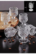 Kristal Kahve Yanı Bardağı 6lı -R1720