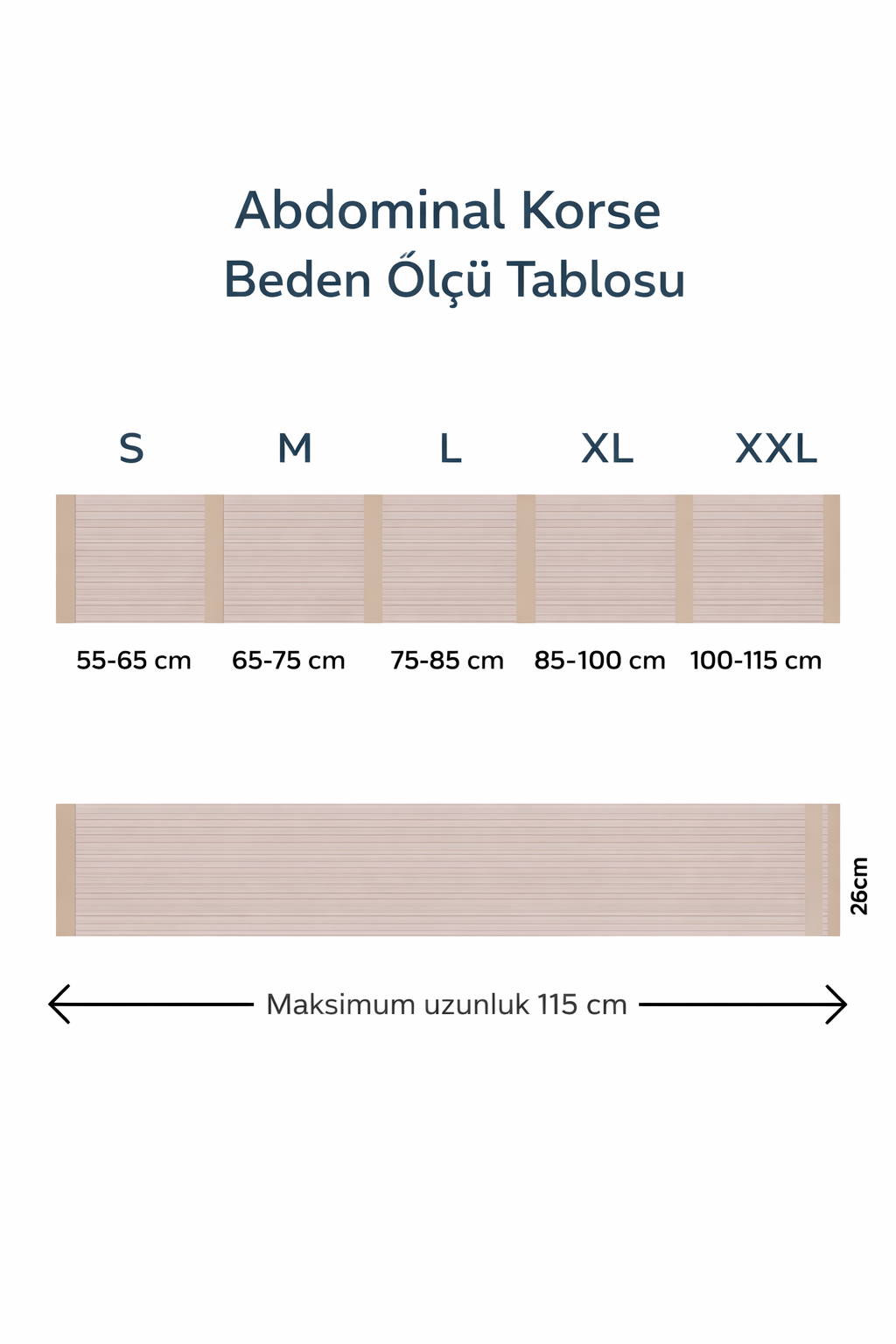 Doğum Sonrası Özel Korse Abdominal – Ayarlanabilir Cırtlı, Hava Alabilen Kumaş